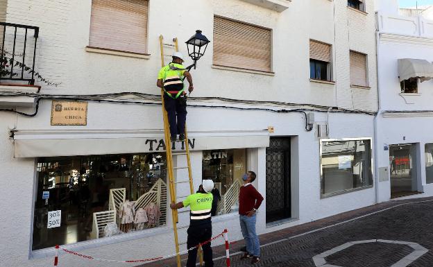 Más de 61.000 kilos menos de emisiones de CO2 en el Casco Antiguo de Marbella gracias al Plan de Eficiencia Energética