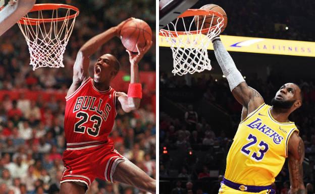 Jordan contra LeBron James: Comparativa de logros y estadísticas de los dos mejores jugadores de la historia