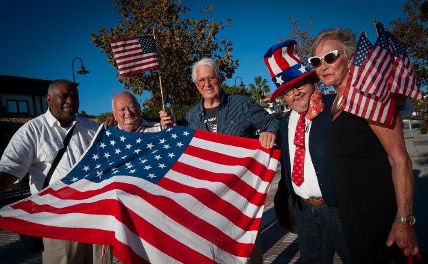 Americanos en Málaga: «Nunca unas elecciones nos habían dividido tanto»