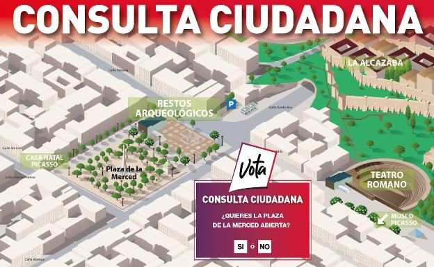 PSOE y Adelante Málaga inician una campaña para exigir una consulta ciudadana sobre el futuro del solar del Astoria