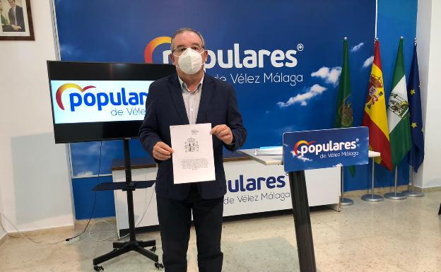 El PP propone un plan de emergencia social, económica y fiscal para paliar los efectos de la crisis sanitaria en Vélez-Málaga