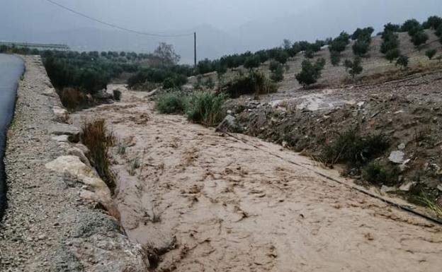 Cierran al tráfico la carretera MA-6404 que une Campillos con Teba por la incidencia de las lluvias