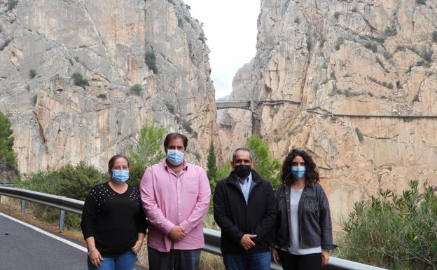 Los alcaldes de Álora y Ardales piden que no se denomine al puente del Saltillo como el Caminito del Rey de la Axarquía