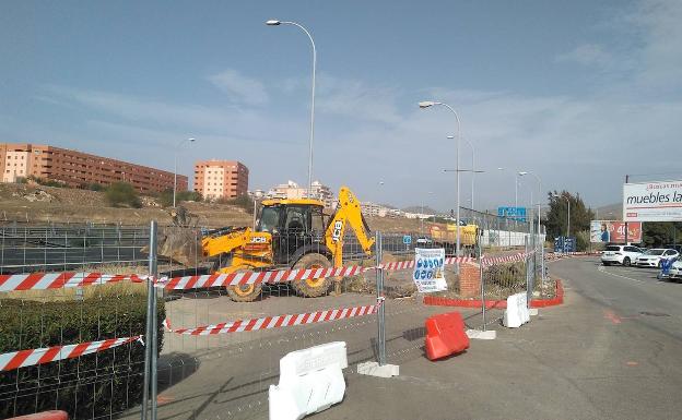 La obra del nuevo acceso a Portada Alta y Teatinos se retoma tras año y medio parada