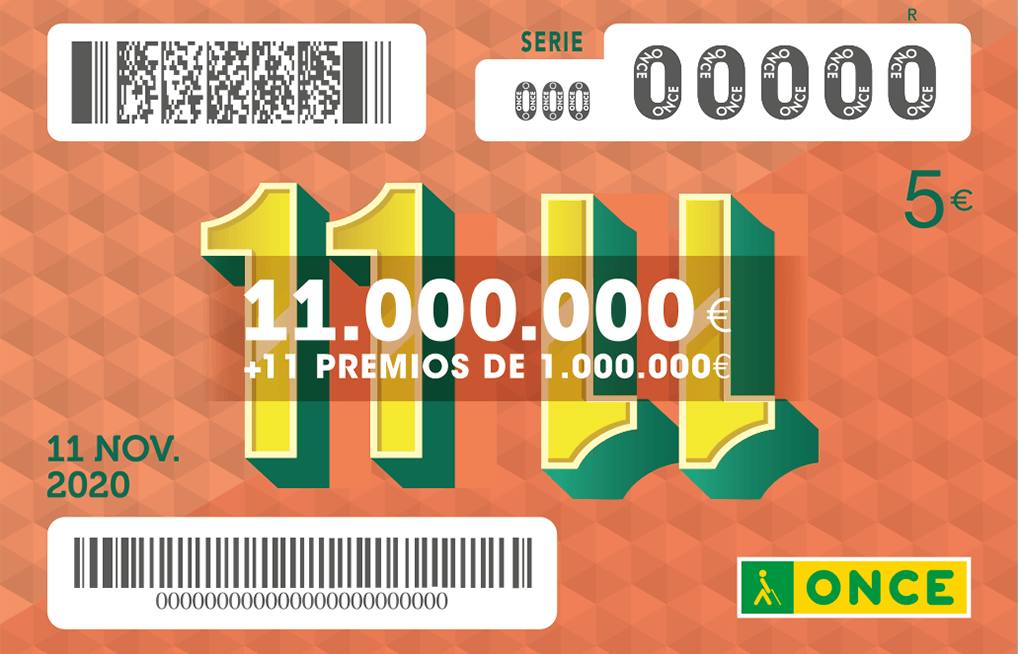 Andalucía se lleva tres millones en el sorteo del 11 del 11 de la Once