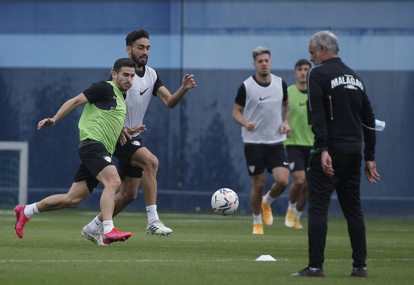 Las fotos del entrenamiento del Málaga, que prepara el partido contra el Leganés