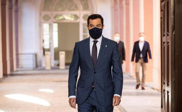 Juanma Moreno preside este domingo la reunión del comité de expertos para decidir sobre las nuevas restricciones en Andalucía
