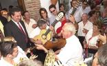 Salvador Pendón fue Alborgeño del Año en el Día de la Pasa de 2005./SUR