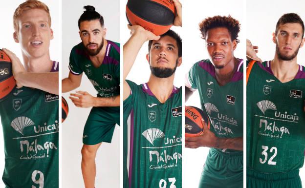 El Unicaja afianza su quinteto titular