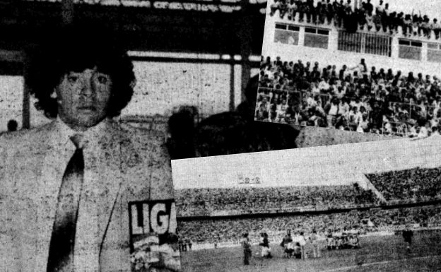 Aquel lleno histórico con la visita de Maradona