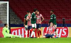 El Atlético se topa de nuevo con la resistencia del Lokomotiv