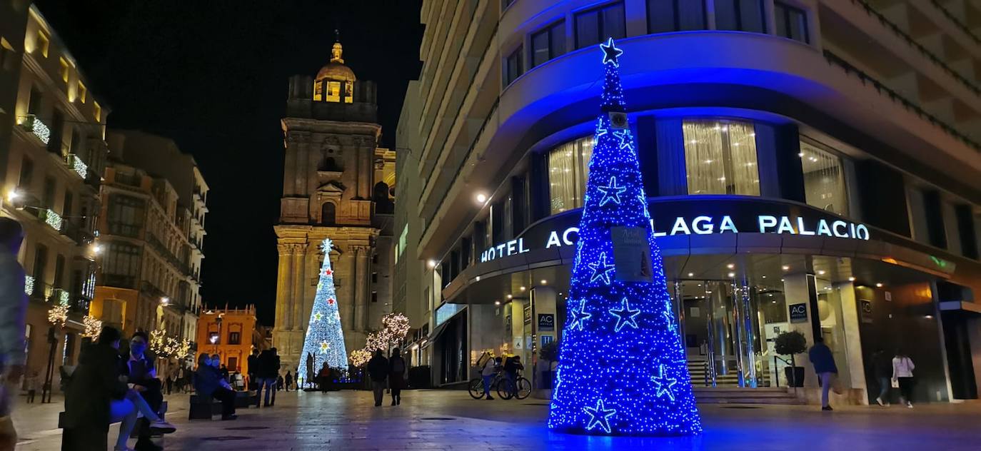 Málaga inaugura su alumbrado de Navidad 2020
