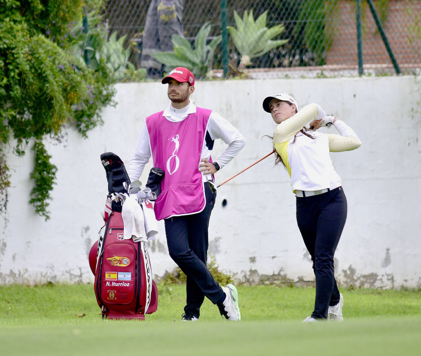 Andalucía Open de España de golf: Las malagueñas pasarían el corte provisional en Guadalmina