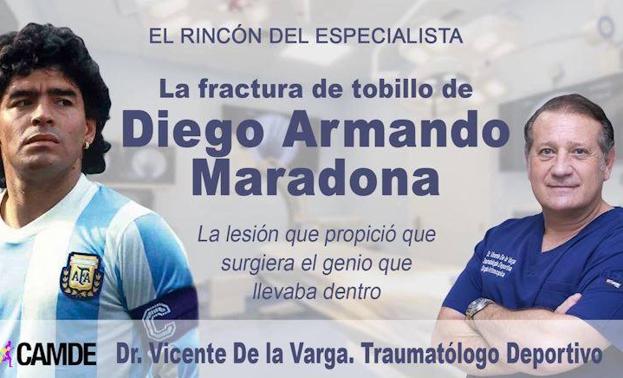 La fractura de tobillo de Maradona, la lesión que propició que surgiera el genio