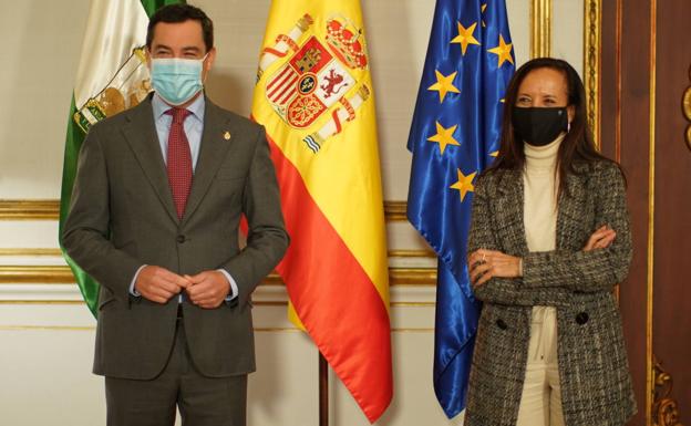 Moreno destaca el avance energético que supondrá la inversión de 200 millones de Red Elétrica en Andalucía