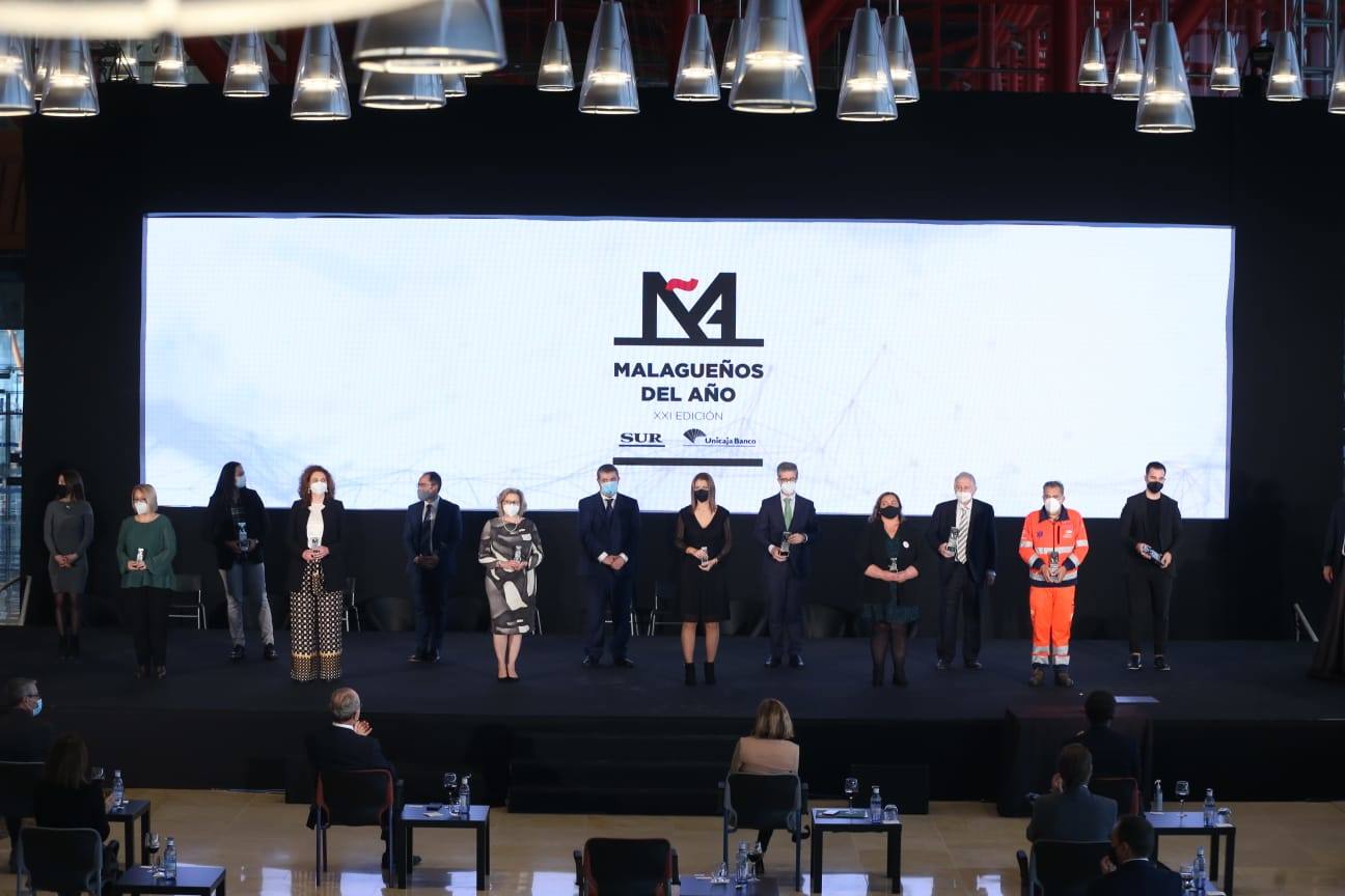 La Gala de entrega de los XXI Premios Malagueños del Año en imágenes