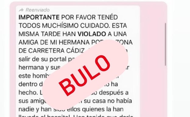 Nuevo bulo en Málaga: «Han violado a una amiga de mi hermana en Carretera de Cádiz»