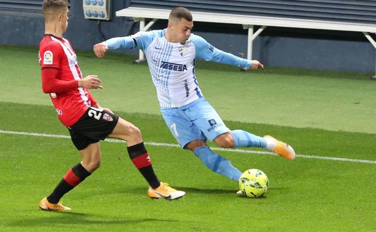 El Málaga-Logroñés, en imágenes