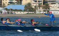 La I Regata de Invierno de Remo de banco fijo BCS Ciudad de Málaga, en imágenes