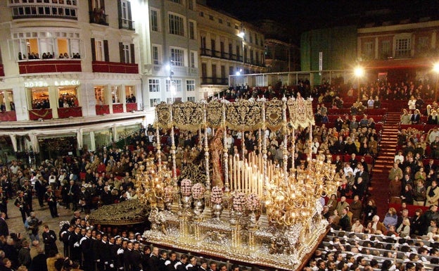 La Archicofradía de la Expiración de Málaga proyecta la restauración del trono de la Virgen de los Dolores