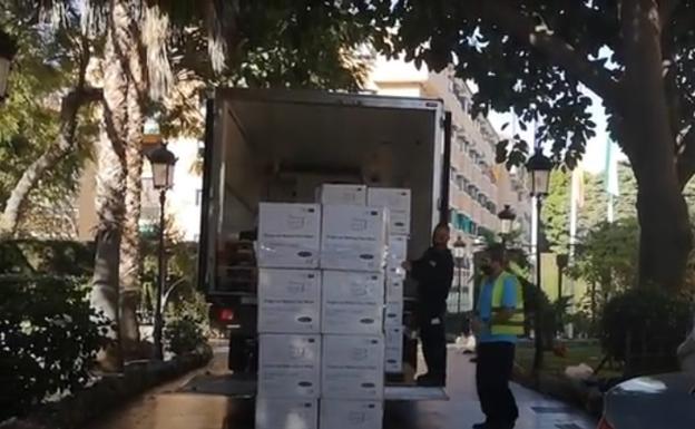 Una nueva remesa de 502.000 mascarillas se entregarán a los ayuntamientos de Málaga, la Diputación y entidades sociales