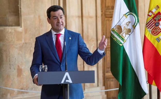 Juanma Moreno elige para su discurso de fin de año el Hospital Militar de Sevilla