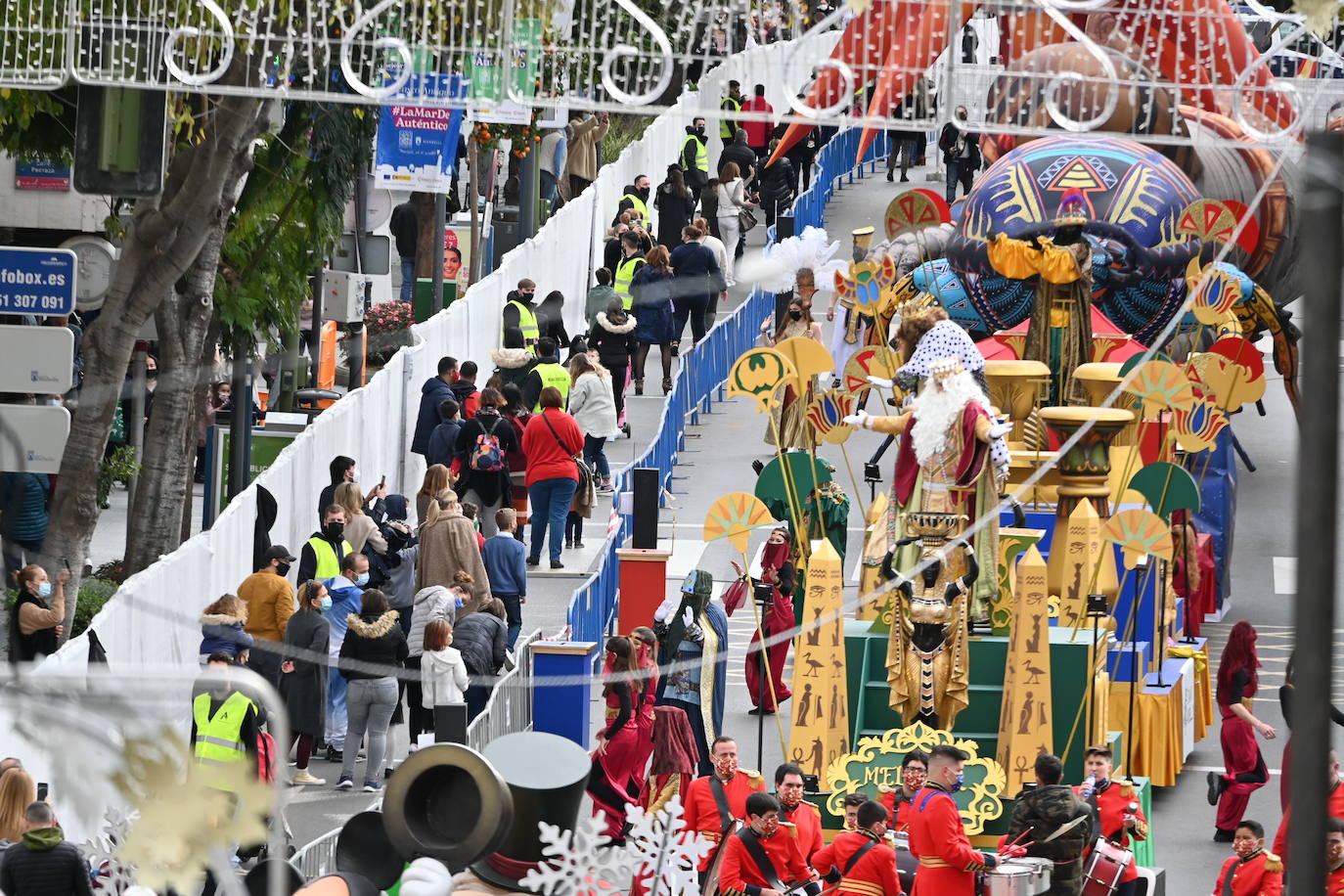 La visita de los Reyes Magos a los niños de la provincia de Málaga