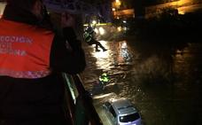 Las lluvias de más de 200 litros por metro cuadrado en Estepona causan inundaciones en varias zonas del municipio