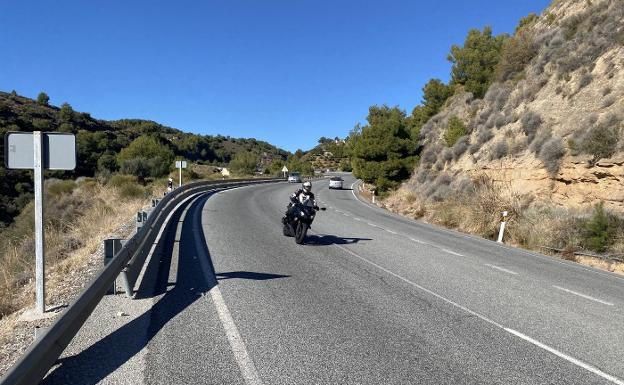 La antigua N-340 entre Nerja y Almuñécar, sexto tramo con mayor peligrosidad del país