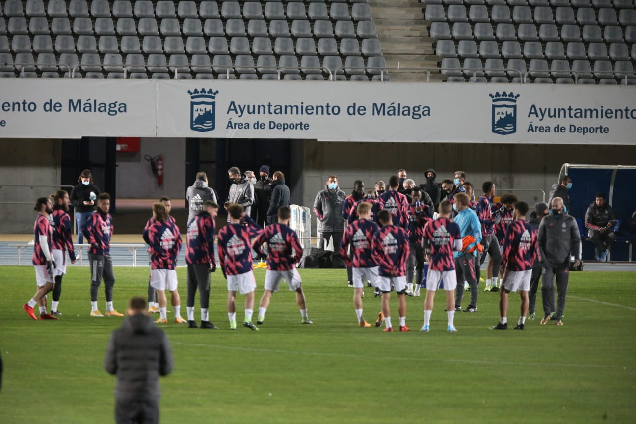 El Madrid, en Málaga para jugar la Supercopa