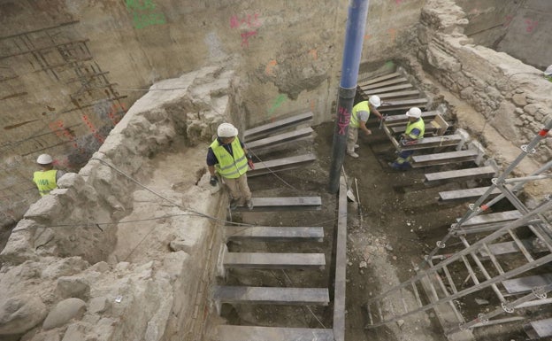 Las excavaciones arqueológicas del metro en el Centro de Málaga terminan después de dos años