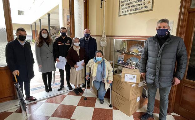 Los colegios de Antequera reciben 50.000 mascarillas y 1.000 litros de gel hidroalcohólico
