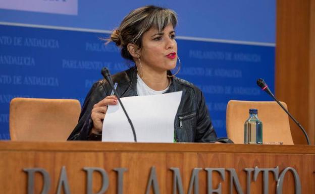 Teresa Rodríguez cree una «barbaridad» su expulsión de Adelante Andalucía con la reforma del Reglamento del Parlamento