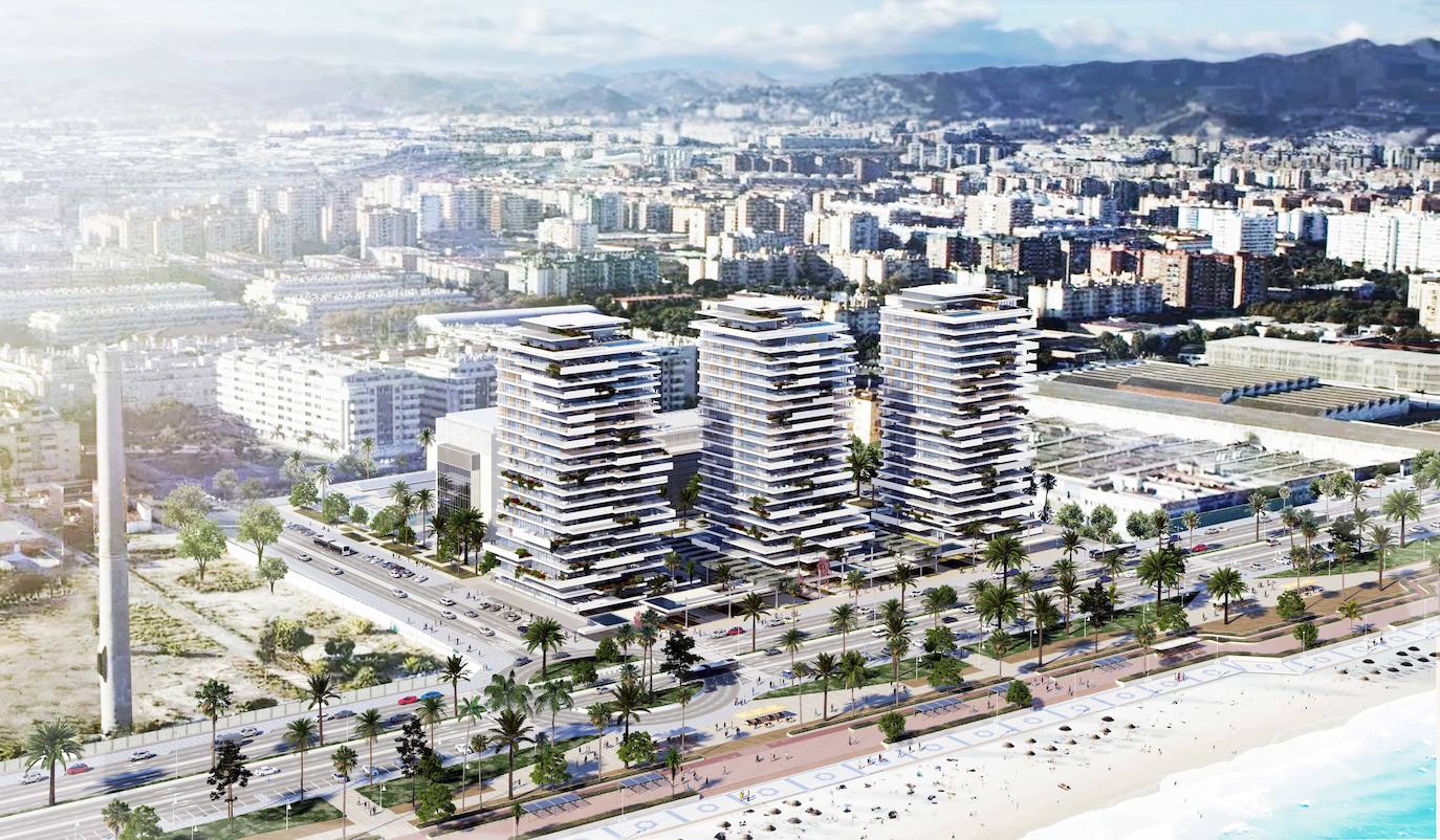 Las dos primeras torres del litoral oeste de Málaga encaran los últimos pasos para levantarse