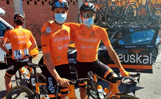 Maté se estrena con el Euskaltel ganando la montaña en la Clásica de Almería