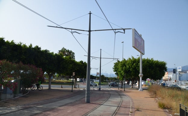 Vélez-Málaga quiere reactivar el tranvía, paralizado desde 2012, con el maná de los fondos europeos frente al Covid