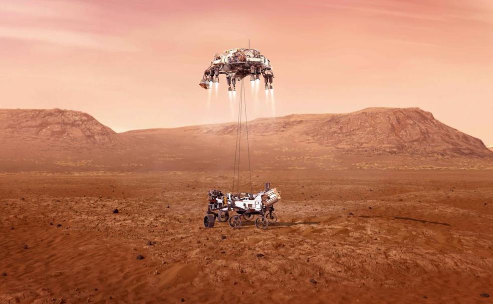 La NASA retransmite la llegada a Marte de su nueva misión, la Mars 2020, en la que participa la UMA