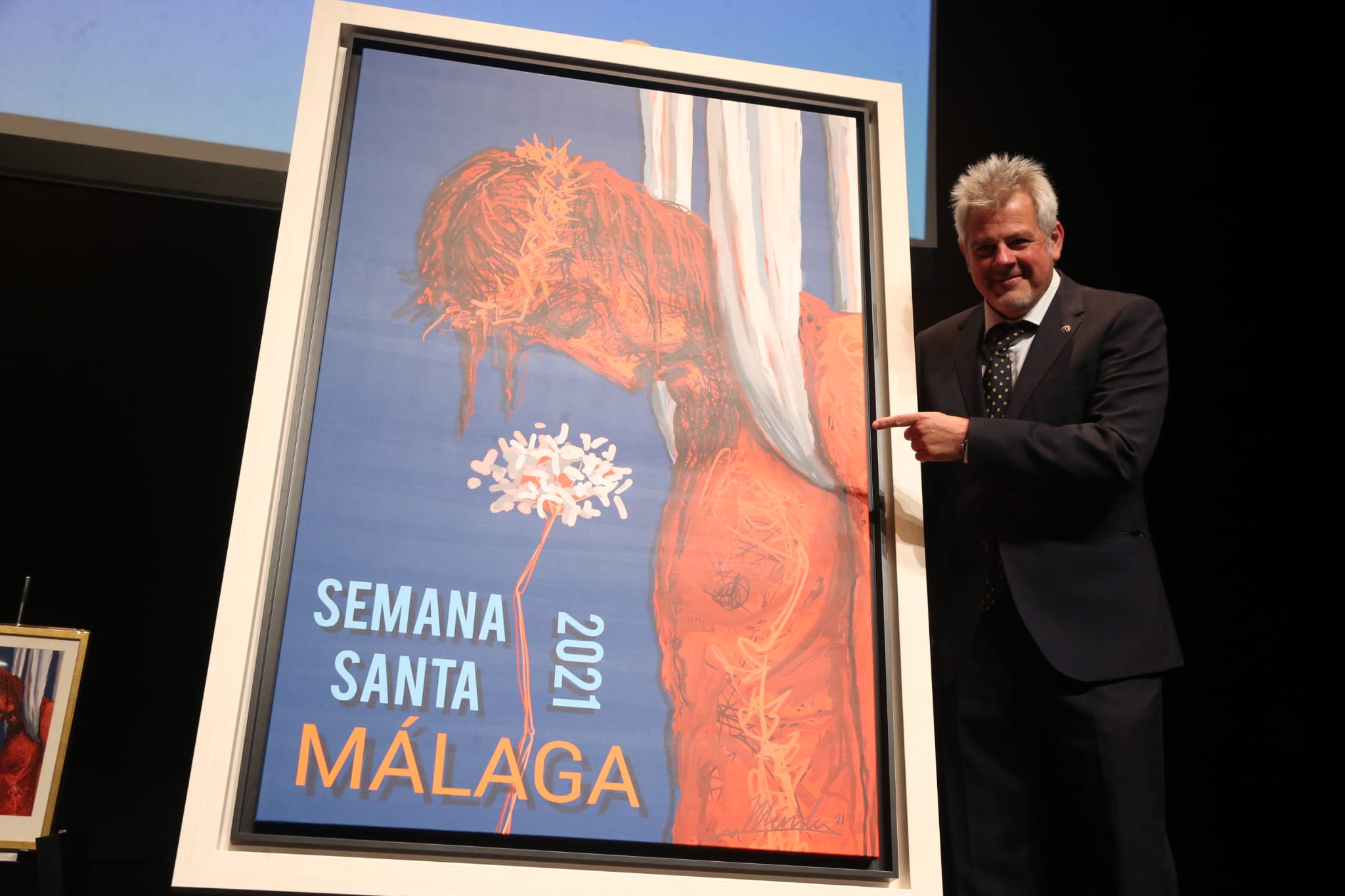 La presentación del cartel de la Semana Santa de Málaga 2021, en imágenes