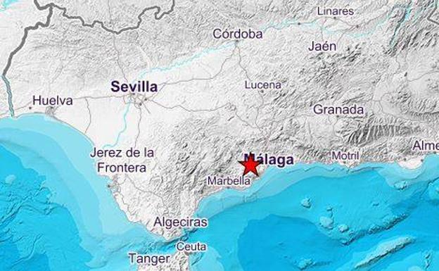 Registrado en Cártama un terremoto de 2,5 de magnitud esta mañana