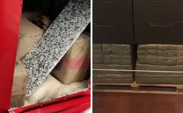 Siete detenidos y más de dos toneladas de hachís intervenidas en dos operaciones antidroga en Málaga