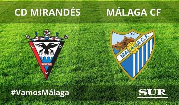 Dura derrota del Málaga en el campo del Mirandés