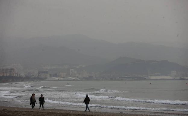 La concentración de polvo en suspensión llegará al máximo hoy en Málaga
