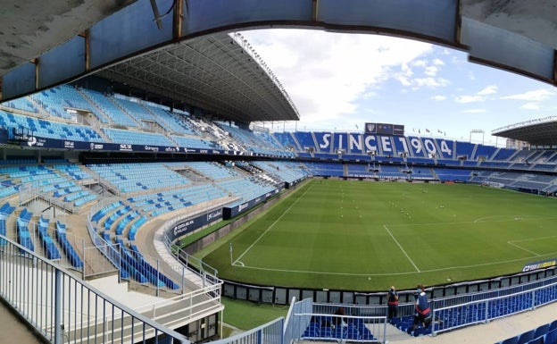 Tebas abre la puerta a que el Málaga pueda jugar cuatro partidos con público