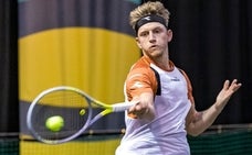 Davidovich, en un partido en Rotterdam./ATP TOUR