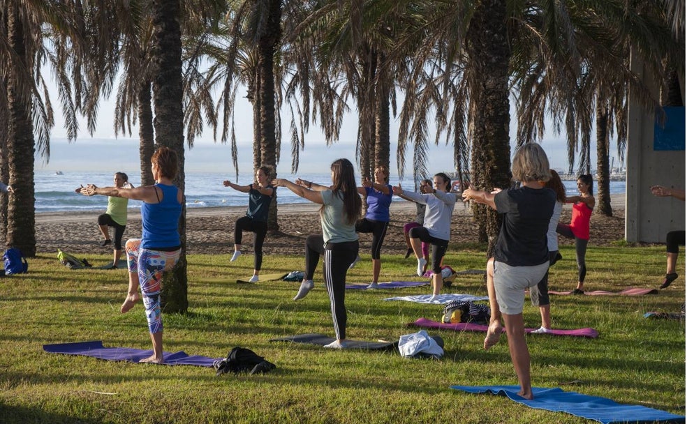 Deporte junto al mar por temor al Covid
