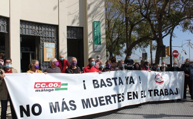 Los sindicatos lamentan el accidente laboral mortal de Torre del Mar y exigen el cumplimiento de la normativa a la patronal