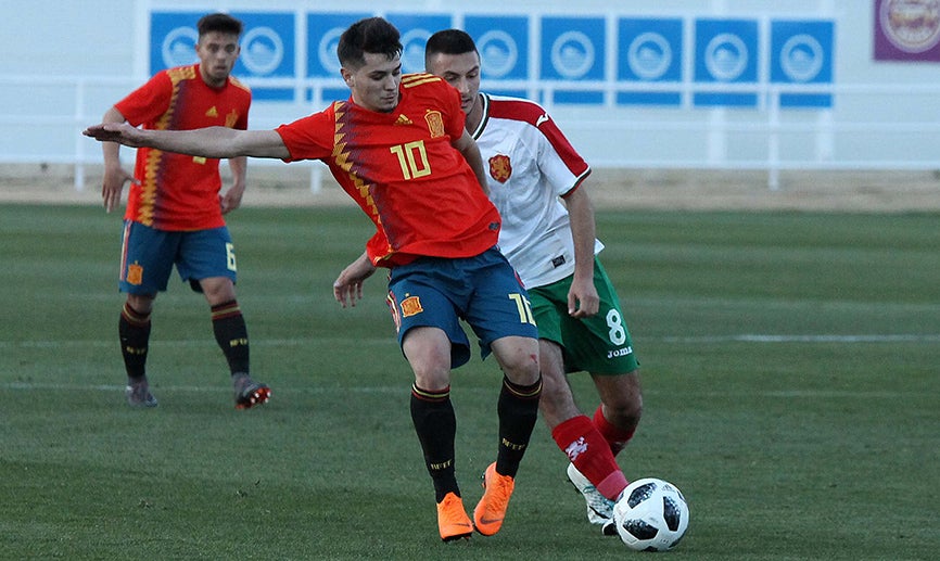 Brahim, convocado por la sub-21 para jugar la Eurocopa