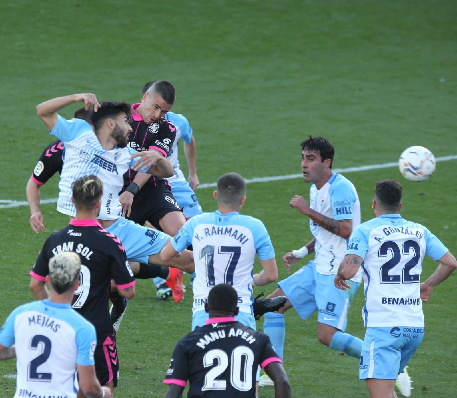 Las mejores imágenes del Málaga - Tenerife