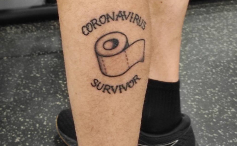 Malagueños con el Covid grabado en la piel