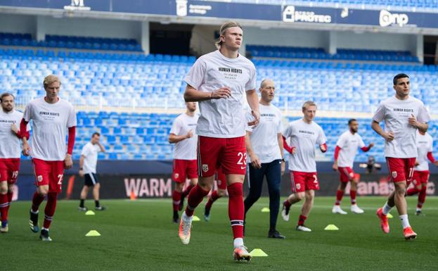 Noruega pide mejores condiciones para los trabajadores del Mundial de Catar en La Rosaleda